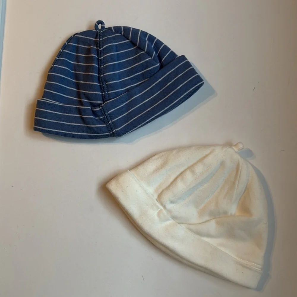 Janie and Jack Newborn Kids Beanie Set